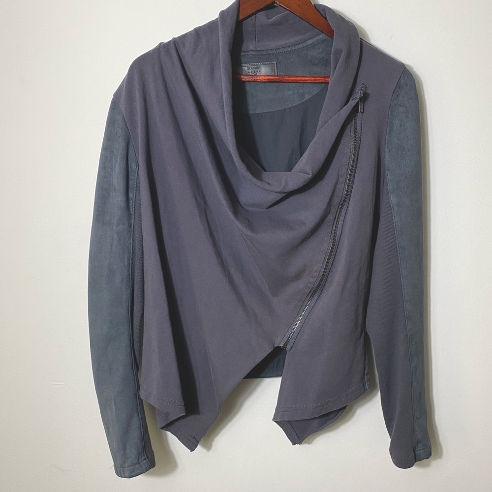 Blank NYC Asymmetrical Moto Style Jacket Size Medium
